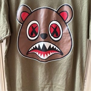 BAWS Crazy Baws Boys T-Shirt Size L Large Green